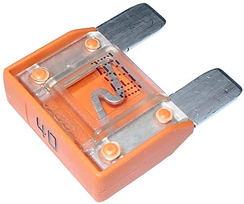 AERZETIX - C10065 - Sicherung - Groß - Orange - Maxi - 40A - 6V - 12V - 24V - 32V - 29mm - für Auto - LKW - Dienstprogramm
