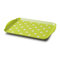 Zeal G201L Melamine Dotty Serving Design Tray (30x21cm) Lime