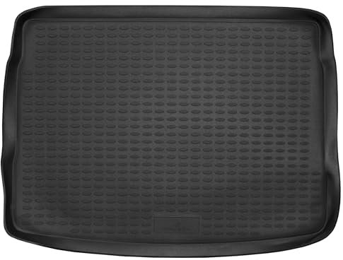 WALSER XTR Kofferraumwanne für VW Golf 5 10/2003-07/2010, 100% passgenaue Antirutschmatte Auto, Gummimatte Auto, Kofferraum Schutzmatte, Anti Rutsch Matte Gummi, Auto Gummimatten