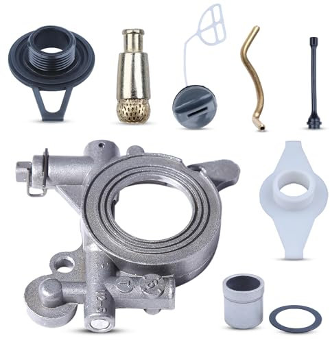 Haishine Ölpumpe Line Schneckengetriebe Kit für Husqvarna 372XP 365 371 385 390 362 570 575 576