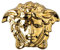 Versace Rosenthal - Medusa Gypsy - Dose - Schmuckdose, Schmuckaufbewahrung - Porzellan Gold - Maße (BxHxT): 10 x 7,5 x 8 cm