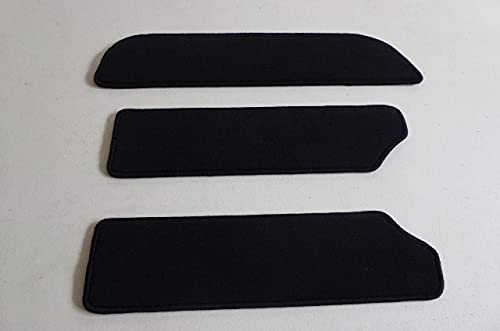 autix Teppiche Fußmatten für Einstieg Trittstufen kompatibel für VW Bus T4 Multivan/California Beach/Caravelle und Transporter ab 1996
