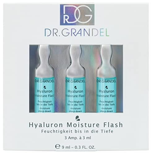 Dr. Grandel Hyaluron Moisture Flash *** durchfeuchtende Ampulle *** 3x3 ml Feuchtigkeit bis in die Tiefe
