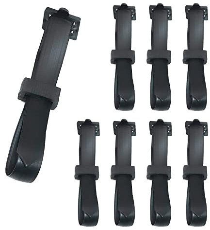 HHONGDU 8 Pcs(30x1.3cm) Tree Ties Straps Adjustable Tree Traps Heavy Duty Tree Ties with Buckle Lock for Support Tree Shrub