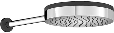 CHRIS BERGEN Wassersparende Design Kopfbrause - Design Duschkopf wassersparend - mit Brausearm