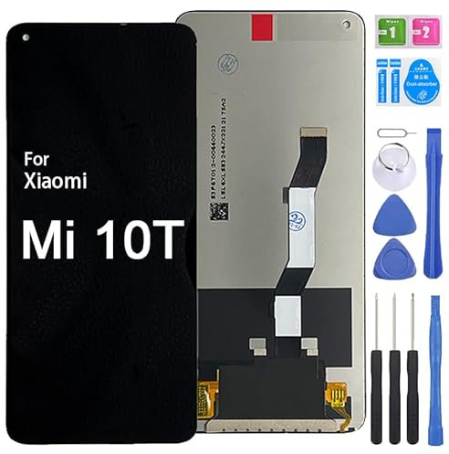iYAiYO Schermo LCD Display Digitalizzatore Touch Screen Ricambio Compatibile con Xiaomi Mi 10T/Mi 10T PRO M2007J3SY, M2007J3SG, M2007J3SP, M2007J3SI, M2007J17C Schermo Completo con Strumenti-Nero