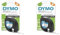DYMO Original LetraTag Etikettenband| schwarz auf weiß | 12 mm x 4 m | selbstklebendes Kunststoff Schriftband | für LetraTag-Beschriftungsgerät (Packung mit 2)
