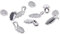 COHEALI 30 Pcs Earring Bails for Jewelry Making Glue on Bails Pendant Necklace Women’s Jewelry Sterling Silver Necklaces Handmade Necklaces DIY Accessories Trinkets Kiln Earrings Silver