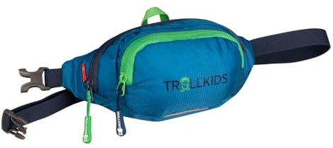 Trollkids Kinder Hüfttasche Bauchtasche Trolltunga, dunkel Marine/Frischgrün, Größe 22 (H) x 12 (W) x 10 (D) cm; 1,2 L
