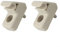 2 staffe per aletta parasole auto, supporto per visiera parasole 735411088 per Fiat Grande Punto ABS resistente all'usura clip gancio parti auto