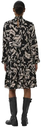 KAFFE Damen Kleid KAriani Lange Ärmel