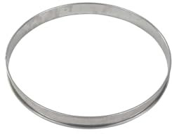 Gobel 824950 Cercle à Tarte Inox bords roulés 20 cm, Silver