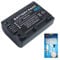 Amsahr BT-SAMSBLSM80-1CT Numérique Remplacement Caméra/Caméscope Batterie pour Samsung Sb-Lsm80/Sb-Lsm160/Sc: D351/D352/D355/Vp: D351/D355 Gris