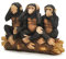 Sunny toys Poly Affen 'Indische Weisheit', Mehrfarbig, 14 cm