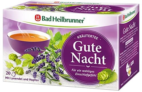 Bad Heilbrunner Gute Nacht Tee im Filterbeutel, 1er Pack (1 x 20 Filterbeutel)