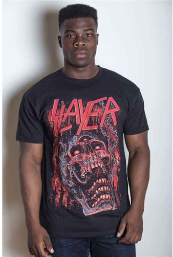 Slayer Men's Meathooks Short Sleeve T-Shirt, Black, Medium