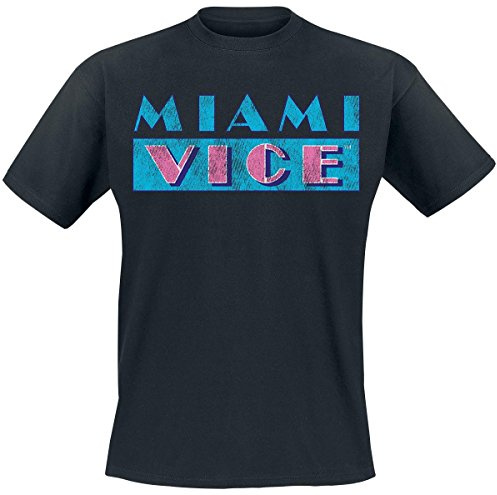 CAMISETA MIAMI VICE LOGO L