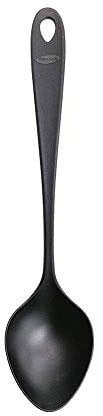 Fiskars Löffel mit spitzer Form, Kunststoff, Länge: 30 cm, Schwarz, Essential, 1023804