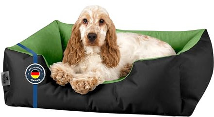 BedDog Hundebett M - Hundekissen - Hundekorb - Hundecouch - Hundesofa - Bezug abziehbar, Waschbar, für Kleine Hunde