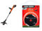 Black+Decker Reflex Akku-Rasentrimmer STC1820PCB, schwarz orange + vollautomatische Einzelfadenspule (für Rasentrimmer 10m Länge, 1.5mm Fadendurchmesser) A6481