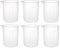 sourcingmap Measuring Cup 150ml PP Plastic Graduated Beaker Transparent for Lab Kitchen liquids 6pcs