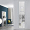 Shoze 6Pcs Self Adhesive Mirror 30x30x0.3cm Glass MirrorTiles Full Length MirrorTiles Adhesive Real Glass Frameless Wall Mirrors for Bathroom Living Room Kitchen (6, 30 * 30)
