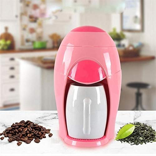 Cafetière Machine à café Petit goutte à thé Machine à thé électrique Portable Multi-fonction Brewing Machine de café rose (Color : Pink)