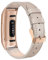Tuocal Echtlederarmband kompatibel mit Fitbit Charge 3 Armband/Fitbit Charge 4 Armband, verstellbares Lederarmband für Fitbit Charge 3 / Fitbit Charge 4 Aktivitäts Tracker Damen Herren, Champagner