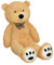 TEDBI Teddybär 240cm | Farbe Hellbraun | Groß XXL Teddy Bear Gigant Plüschbär Stofftier Kuscheltier Plüschtier Größe XL Braunbär Teddi Bär