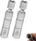 ANBOO Douille Bougie 14mm/16mm Cle A Bougie 2 Pièces, Douille À Bougie Douze Pans 3/8 Pouces,Douille Longue 95-97mm, Outils De Démontage pour Bougies, Cle Bougie Prechauffage, Douille Bougie 16mm
