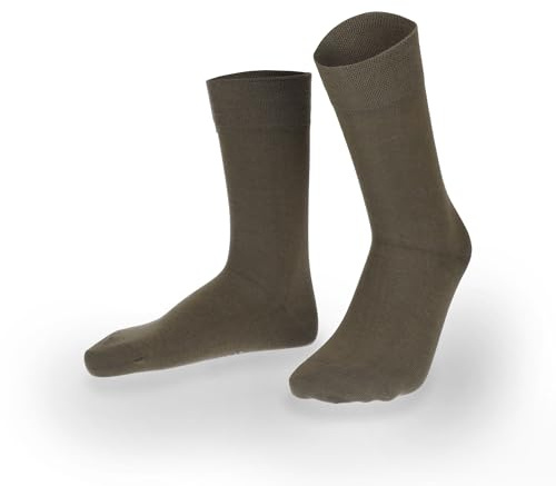 Hudson Herren Socken Relax Cotton druckfrei dirty green 0552 41-42