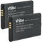 vhbw 2X Akku kompatibel mit Nintendo 3DS LL, 3DS XL, DS XL 2015, New 3DS XL Spielekonsole (1800 mAh, 3,7 V, Li-Ion)