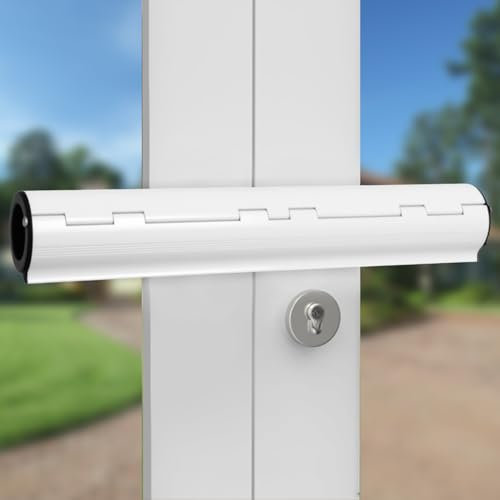 French Door Security Locks, Patio Doors Locks, Durable Metal French Double Handle Lock Door Security Bar, One-Button Switch, Suitable for Glass/Wooden/Metallic Doors
