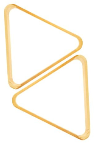 LALADEFIEE 2stücke Triangel Billiard Ball Rack Aus Holz Für Pool Und Snookertische Mit Präziser Passform Für Bälle Langlebig Und Elegant Zubehör Für Profis Und Hobbyspieler