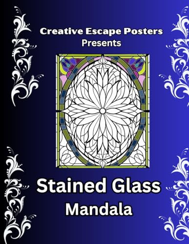 Creative Escape Posters: Stained Glass Mandala