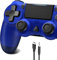 Effdrdfs Wireless Controller for PS-4, Controller Wireless for PS-4/Pro/Slim/PC, Bluetooth Gamepad Joystick with Dual Vibration Touch Panel 3.5mm Audio Jack Six-Axis