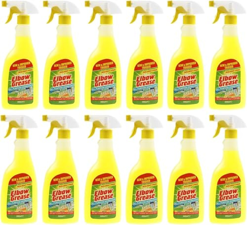 Elbow Grease 12x500ml All Purpose Kitchen Laundry Household Degreaser Cleaner Spray