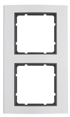 Hager B3 – Rahmen 2 Elemente Vertikal Horizontal Aluminium