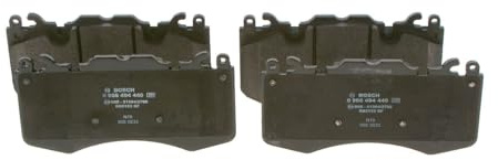 Bosch BP1362 - Brake Pads Car Front Axle - 1 Set of 4 Pads | Bosch Quality - Reduced Noise and Dust - ECE-R90 Certified - Copper-Free