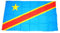 Fahne/Flagge Kongo Kinshasa 60 x 90 cm Fahnen
