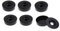 Aschenbecher Melamin zerlegbar schwarz Set