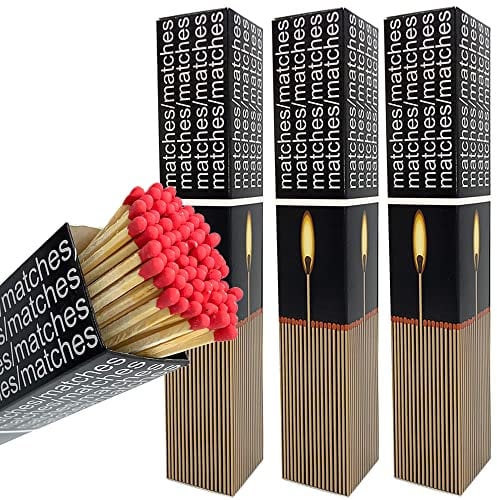 270 Extra Long Manor Matches for Stoves BBQ Open fires and fireplaces 3 boxes!