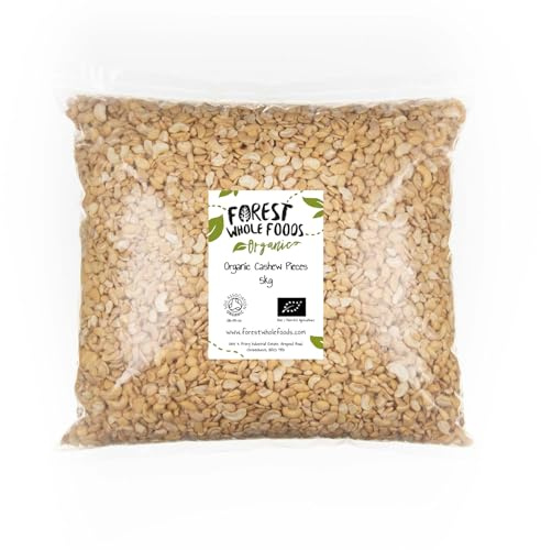 Forest Whole Foods Organic Cashew Nut Pieces 5kg