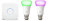 Philips Hue White and Colour Ambiance Mini Starter Kit [B22 Bayonet Cap] Includes 2 Smart LED Bulbs and a Hue Bridge, Compatible with Alexa, Google Assistant and Apple Homekit