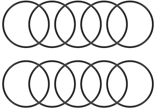 sourcing map 10 Stück Dichtung O Ringe 52mm AD 48mm ID 2mm Breite Nitrilkautschuk Metrische Dichtungsringe Gummi Unterlegscheiben für Wasserhahn Druckleitungen Öl Säure Beständig Schlauch