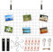 WUZILIN DIY Rejilla de Hierro/Multifunción Metal Mesh Pared Foto Pared/Decoración de la Pared/Rejilla Creativa (Blanco, 40 * 80cm)…