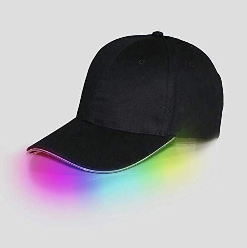 Pengcheng LED-Baseballkappe, Lichtmütze, Sport, Reisen, Party, Hut mit Licht, USB-Farbe, Einheitsgröße