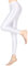 LEOHOX Sexy ölige Glänzende Blickdichte Damen Liquid Stretch High Rise Hochglanzgamaschen Strumpfhose Sport Leggings Fitness(L,Weiß)