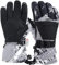 7-Mi Winter Handschuhe,Kinder Touchscreen Schnee Fäustlinge Snowboard Wasserdicht Gefüttert Lange Manschetten Leder Kinderhandschuhe für Jungen & Mädchen Sport Outdoor Play