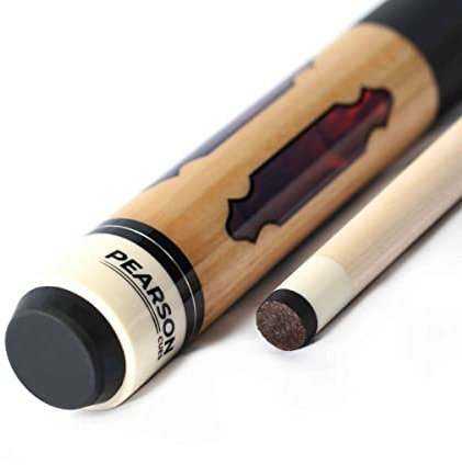 Pearson Cues League Series w/Irish Linen Wrap 2-teilig 58î Billard Queue Stick (540 ml, braun)